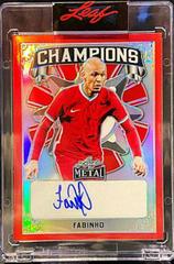Fabinho [Prismatic Red] #C-F1 Soccer Cards 2022 Leaf Metal Champions Autographs Prices