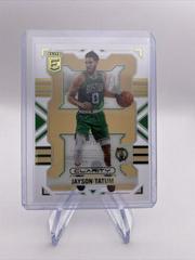 Jayson Tatum [Gold] Basketball Cards 2022 Panini Donruss Elite Clarity Prices