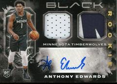 Anthony Edwards [Holo Gold] Basketball Cards 2020 Panini Black Prices