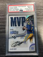 Jared Goff Football Cards 2018 Panini Contenders MVP Autographs Prices