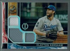 Clayton Kershaw #TTR-CK Baseball Cards 2022 Topps Tribute Triple Relics Prices