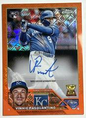 Vinnie Pasquantino [Orange] #RCA-VP Baseball Cards 2023 Topps Chrome Logofractor Autograph Prices