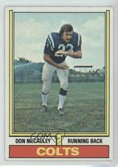 Don McCauley #43 Football Cards 1974 Topps Prices
