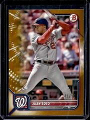 Juan Soto [Gold] Baseball Cards 2022 Bowman Prices