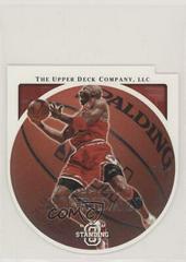 Michael Jordan [Die Cut, Embossed] #9 Basketball Cards 2003 Upper Deck Standing O Prices