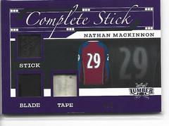 Nathan MacKinnon [Purple] #CS-NM1 Hockey Cards 2021 Leaf Lumber Complete Stick Prices