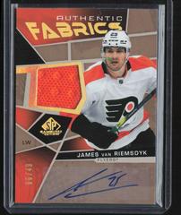 James van Riemsdyk [Autograph] #AF-JV Hockey Cards 2021 SP Game Used Authentic Fabrics Prices