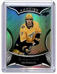 Luke Evangelista #R-LE Hockey Cards 2023 Upper Deck Black Diamond Exquisite Collection Rookie Prices
