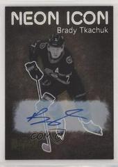 Brady Tkachuk [Autograph] #NI-15 Hockey Cards 2021 Skybox Metal Universe Neon Icon Prices