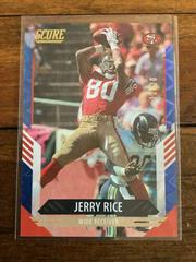 Jerry Rice Football Cards 2021 Panini Score Prices