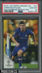 Christian Pulisic [Gold Bubbles Refractor] Soccer Cards 2019 Topps Chrome UEFA Champions League Prices