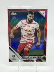 Josko Gvardiol [Red Refractor] Soccer Cards 2021 Topps Chrome UEFA Champions League Prices