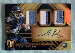 A.J. Brown [Rookie Jersey Autograph Triple Premium] Football Cards 2019 Panini Gold Standard Prices