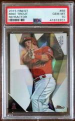 Mike Trout [Refractor] #68 Baseball Cards 2015 Finest Prices