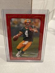 Brett Favre [Framed Red 199] #10 Football Cards 2008 Upper Deck Masterpieces Prices