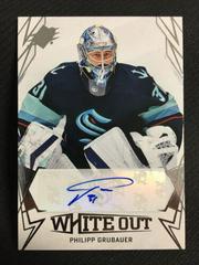 Philipp Grubauer #WO-PG Hockey Cards 2022 SPx White Out Autographs Prices
