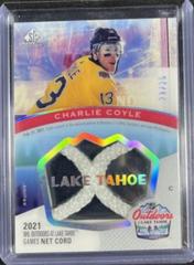 Charlie Coyle #LTN-CC Hockey Cards 2021 SP Game Used NHL Lake Tahoe Games Net Cord Relics Prices