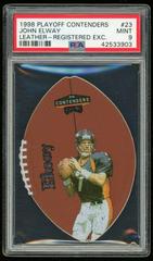 John Elway [Registered Exchange] Football Cards 1998 Playoff Contenders Leather Prices