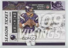 Brett Favre #57 Football Cards 2009 Playoff Contenders Prices