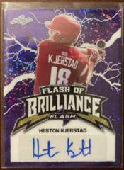 Heston Kjerstad [Purple] #FB-HK1 Baseball Cards 2020 Leaf Flash of Brilliance Autographs Prices