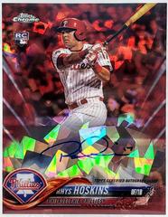 Rhys Hoskins [Red] #AC-RH Baseball Cards 2018 Topps Chrome Sapphire Rookie Autographs Prices