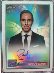 Steve Nash [White Refractor] #FA-SN Basketball Cards 2021 Topps Finest Autographs Prices