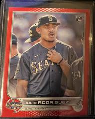 Julio Rodriguez [Red] #ASG-26 Baseball Cards 2022 Topps Update All Star Game Prices