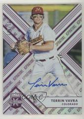 Terrin Vavra [Autograph Aspirations Purple] #108 Baseball Cards 2018 Panini Elite Extra Edition Prices