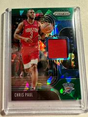 Chris Paul [Green Ice] #CPA Basketball Cards 2019 Panini Prizm Sensational Swatches Prices