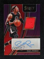 Paul Pierce [Purple Prizm] #AM-PPC Basketball Cards 2021 Panini Select Autograph Memorabilia Prices