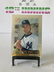Derek Jeter [Magic Moments Wins 1996 World Series Refractor] Baseball Cards 2000 Topps Chrome Prices
