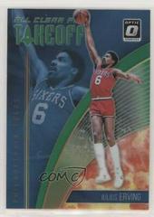 Julius Erving [Green] Basketball Cards 2018 Panini Donruss Optic All Clear for Takeoff Prices