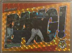J. D. Martinez [Reactive Orange] #BG-14 Baseball Cards 2022 Panini Mosaic Bang Prices