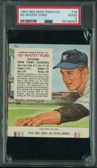 Ed Whitey Ford Baseball Cards 1954 Red Man Tobacco Prices