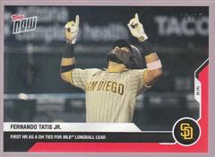 Fernando Tatis Jr. [Red] #111 Baseball Cards 2020 Topps Now Prices