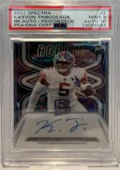 Kayvon Thibodeaux [Psychedelic] #2 Football Cards 2022 Panini Spectra Rookie Autographs Prices