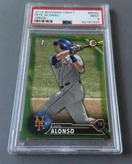 Pete Alonso [Green] #BD-92 Baseball Cards 2016 Bowman Draft Prices