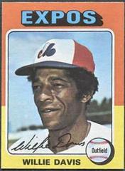 Willie Davis #10 Baseball Cards 1975 Topps Mini Prices