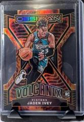 Jaden Ivey #13 Basketball Cards 2022 Panini Obsidian Volcanix Prices