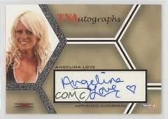 Angelina Love Wrestling Cards 2008 TriStar TNA Impact Autographs Prices
