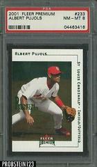 Albert Pujols #233 Baseball Cards 2001 Fleer Premium Prices