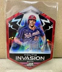 Juan Soto [Red Flare] Baseball Cards 2022 Topps Cosmic Chrome Youth Invasion Prices