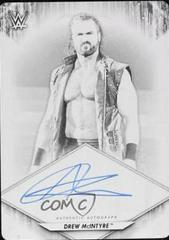 Drew McIntyre [Black] #A-DM Wrestling Cards 2021 Topps WWE Autographs Prices