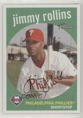 Jimmy Rollins #350 Baseball Cards 2008 Topps Heritage Prices