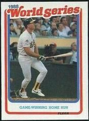 Mark McGwire [Glossy] Baseball Cards 1989 Fleer World Series Prices