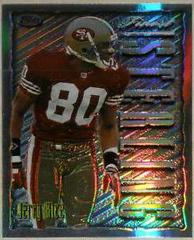 Jerry Rice [Refractor] #50 Football Cards 1996 Topps Finest Prices