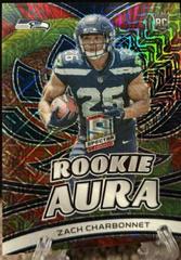 Zach Charbonnet #3 Football Cards 2023 Panini Spectra Rookie Aura Prices