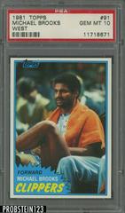Michael Brooks West #91 Basketball Cards 1981 Topps Prices