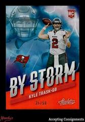 Kyle Trask [Orange] #BST-17 Football Cards 2021 Panini Absolute By Storm Prices