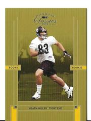 Heath Miller #176 Football Cards 2005 Panini Donruss Classics Prices